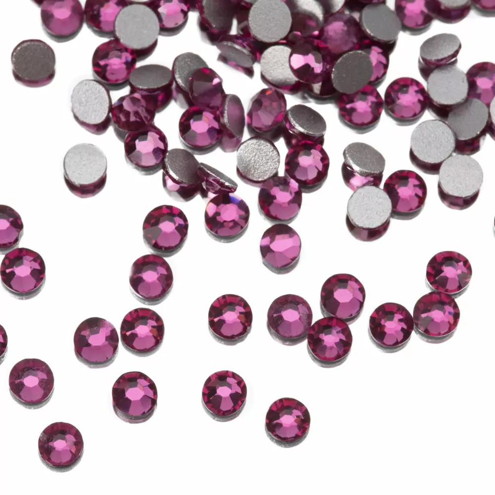 Kamínky Dark Fuchsia - SS3, 50 ks