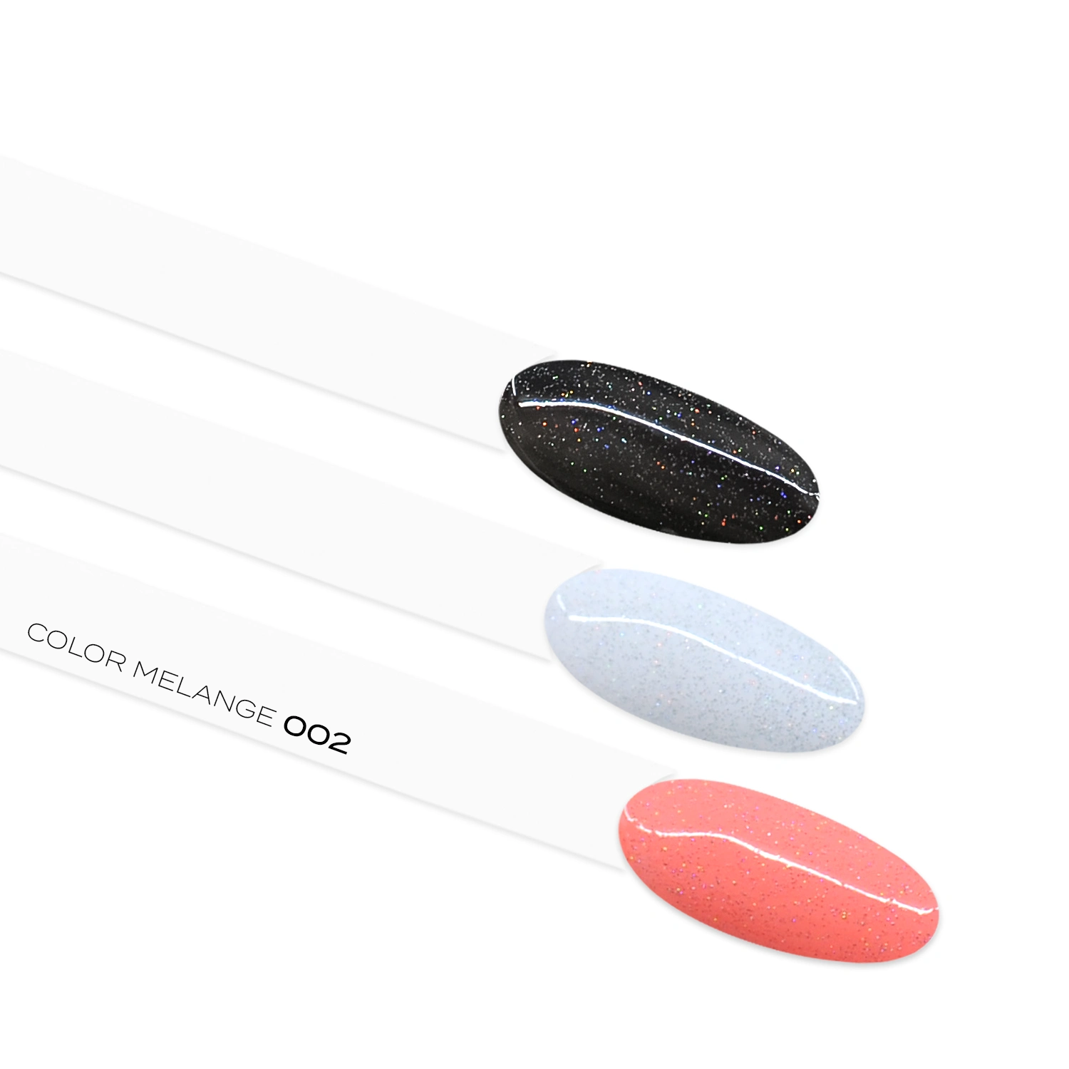 UV/LED Gel Polish Fairy Effect Finish, 6ml, 002 - Color Melange  -  efektový závěrečný gel lak