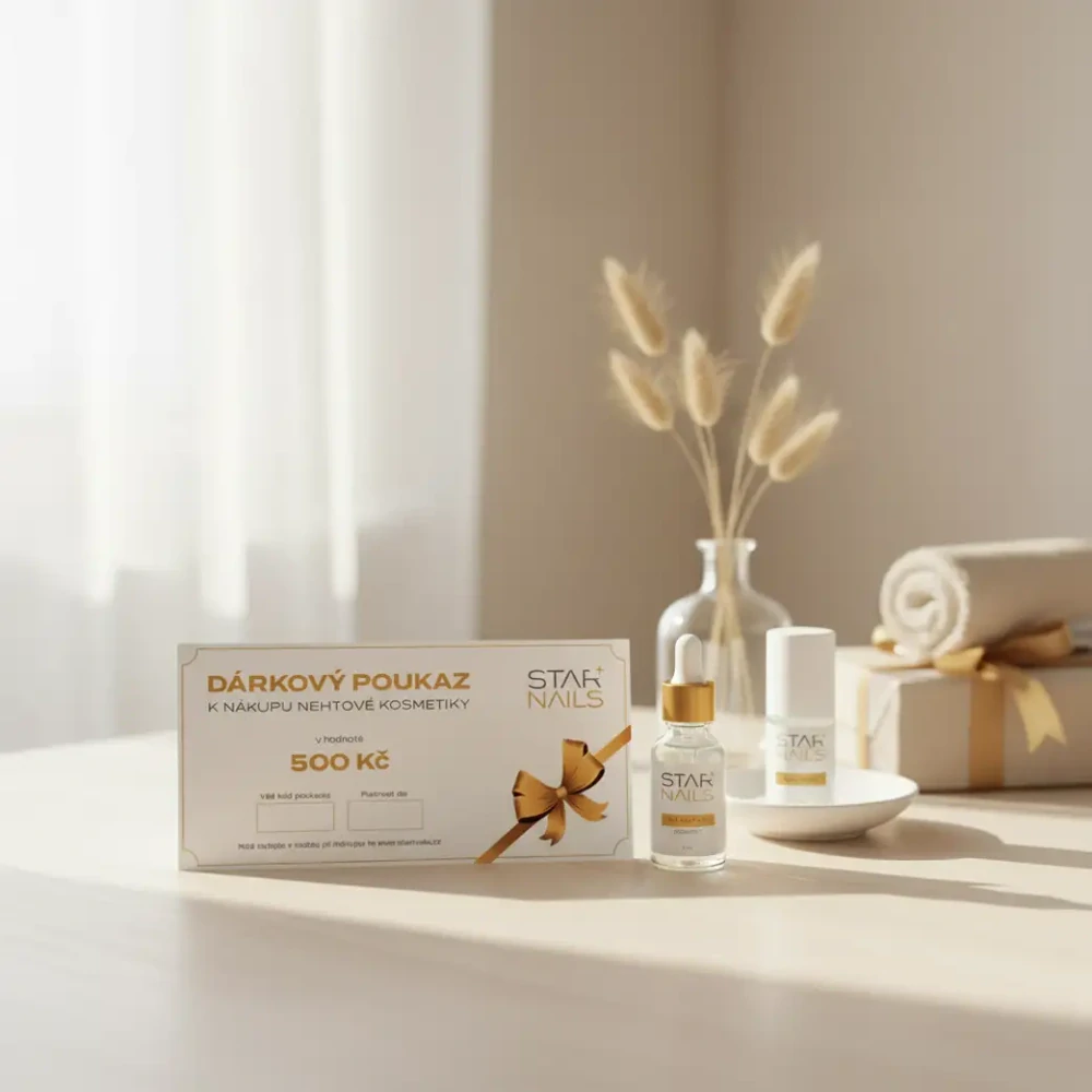 Tištěný poukaz na nákup zboží 500 Kč