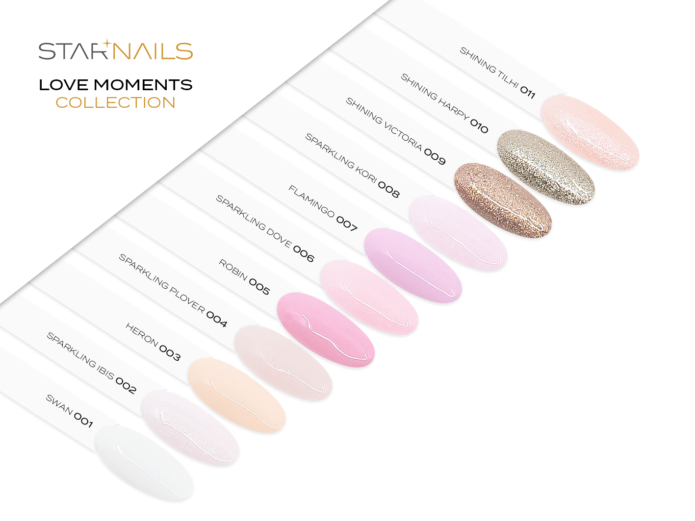 UV/LED Gel Polish Love Moments, 5ml - 011, Shining Tilhi - gel lak