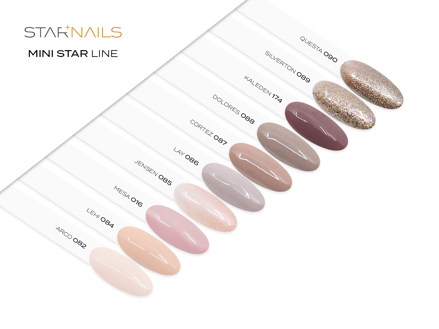 UV/LED Gel Polish Mini Star, 6ml - 082, Arco - gel lak