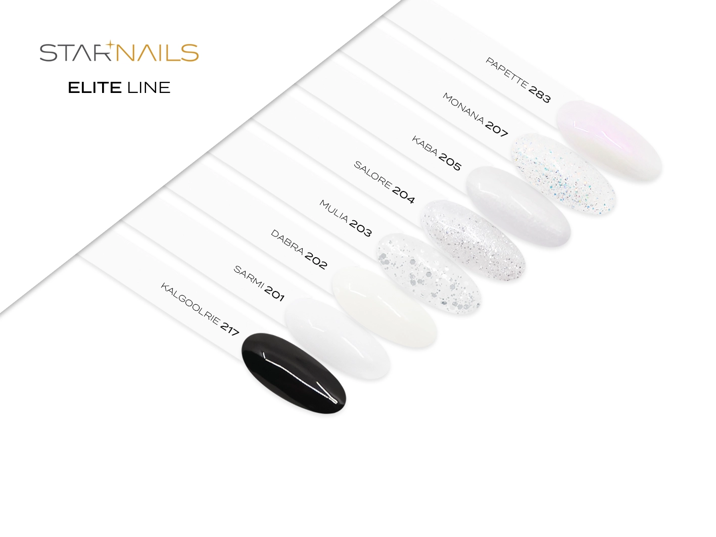 UV/LED Gel Polish Elite Line, 6ml, 201 - Sarmi - gel lak