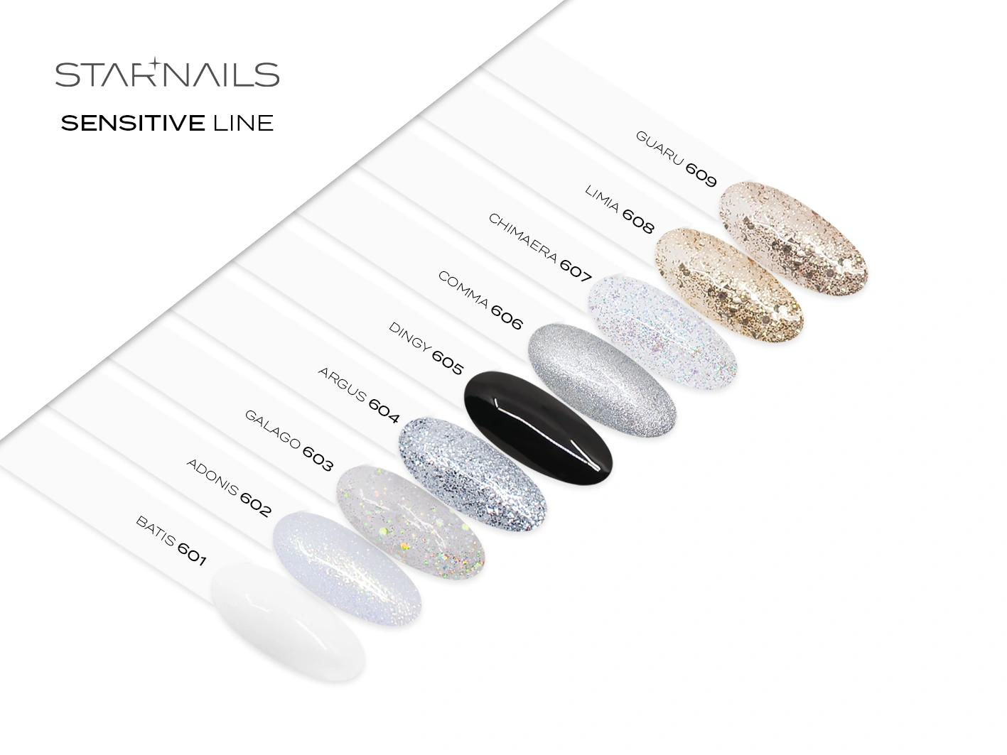 UV/LED Gel Polish Sensitive Line, 6ml, 609 - Guaru