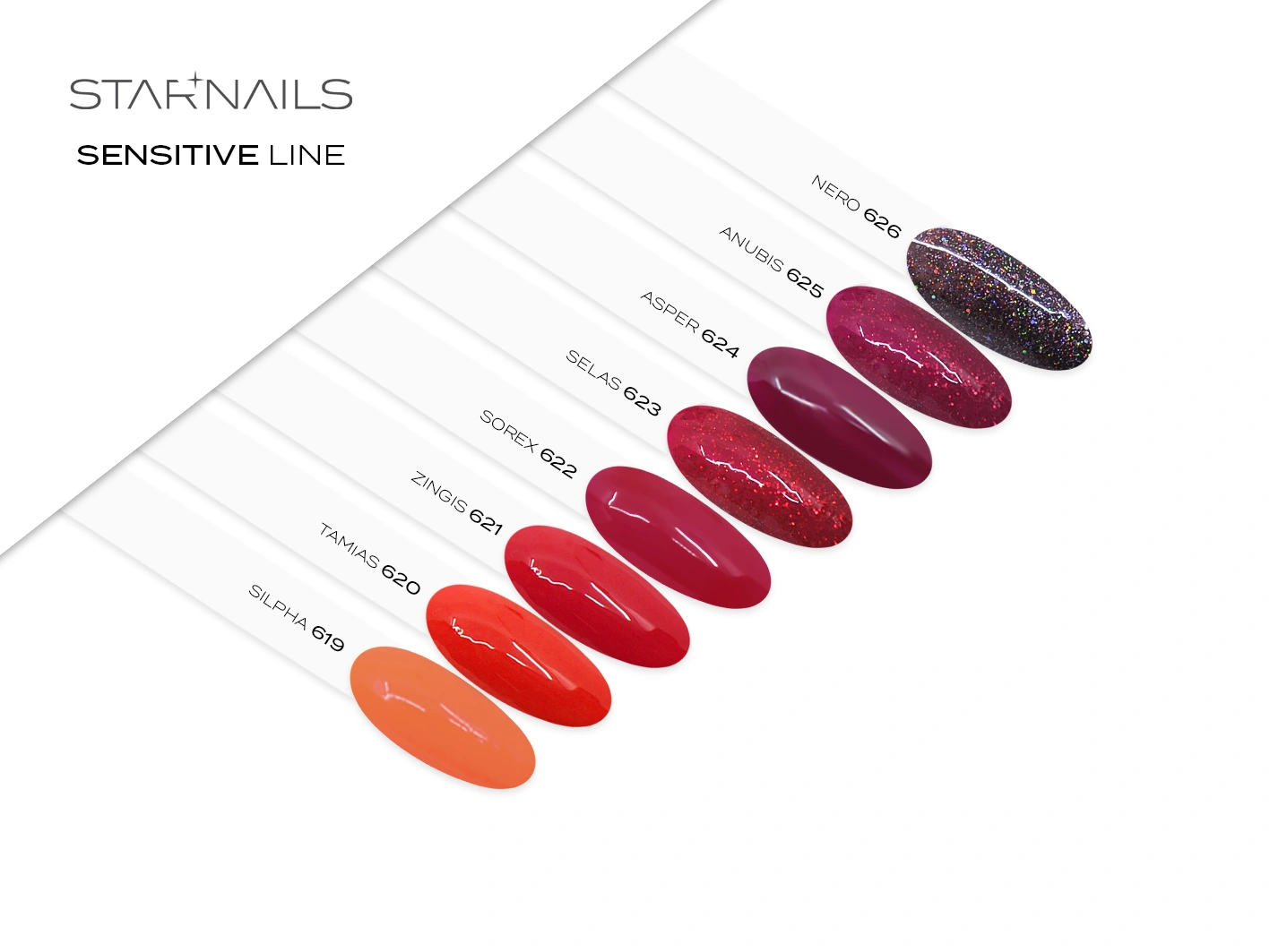 UV/LED Gel Polish Sensitive Line, 6ml, 620 - Tamias