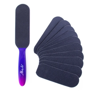 Pilník na pedikúru MollyLac - 10 ks náhradních brusných papírů