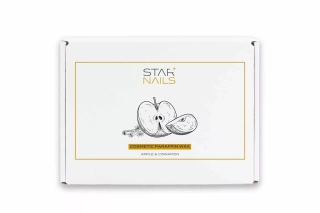 Cosmetic Paraffin Wax, 400ml - Apple & Cinnamon  - parafínový vosk Jablko/ Skořice