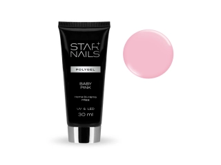 UV/LED Polygel Starnails - Hema Di-Hema Free, 30ml - 003, Baby Pink