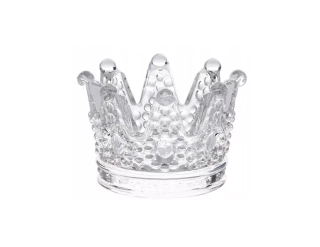 Skleněný stojan na štětce - miska na liquidy