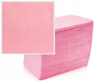 Jednorázová ochranná podložka skládaná - růžová