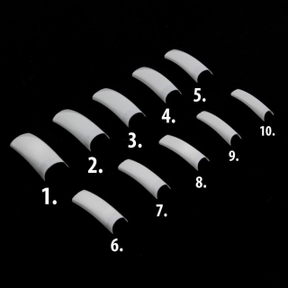 Tipy WHITE - tvar hranatý, kr.l.plocha, 60 ks, č. 4