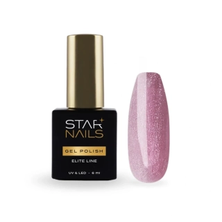 UV/LED Gel Polish Elite Line Cat Eye 6ml - 005, Terra Rosa - fialkově růžový gel lak