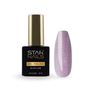 UV/LED Gel Polish Elite Line Cat Eye 6ml - 006, Nostalgia - lila růžový gel lak