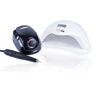 Sada STARNAILS Nail Drill JD102 & UV/LED Lamp S7 - bruska na nehty s UV lampou