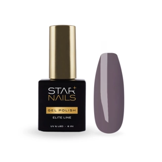 UV/LED Gel Polish Elite Line, 6ml, 329 - Ash Plum - mauve šedofialový gel lak