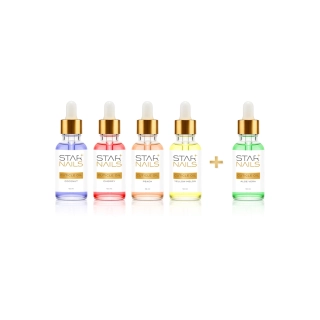 Sada STARNAILS Cuticle Oil Aroma Mix Set 10ml - 4+1 zdarma