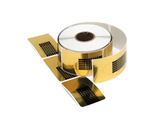 Šablony na nehty zlaté - 100ks