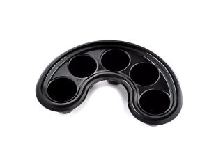 Miska na manikúru, odstranění gel laku - černá