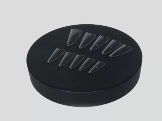 Tipy CLEAR - tvar stiletto, box 300ks