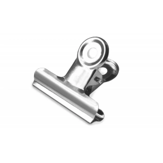 Pinčovací klip kovový, stříbrný