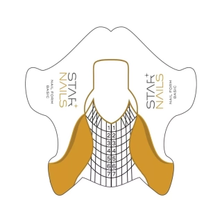 Šablony na nehty BASIC - 100 ks