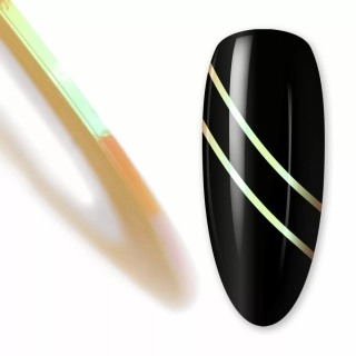 Samolepící zdobící páska na nehty Yellow - 1 mm